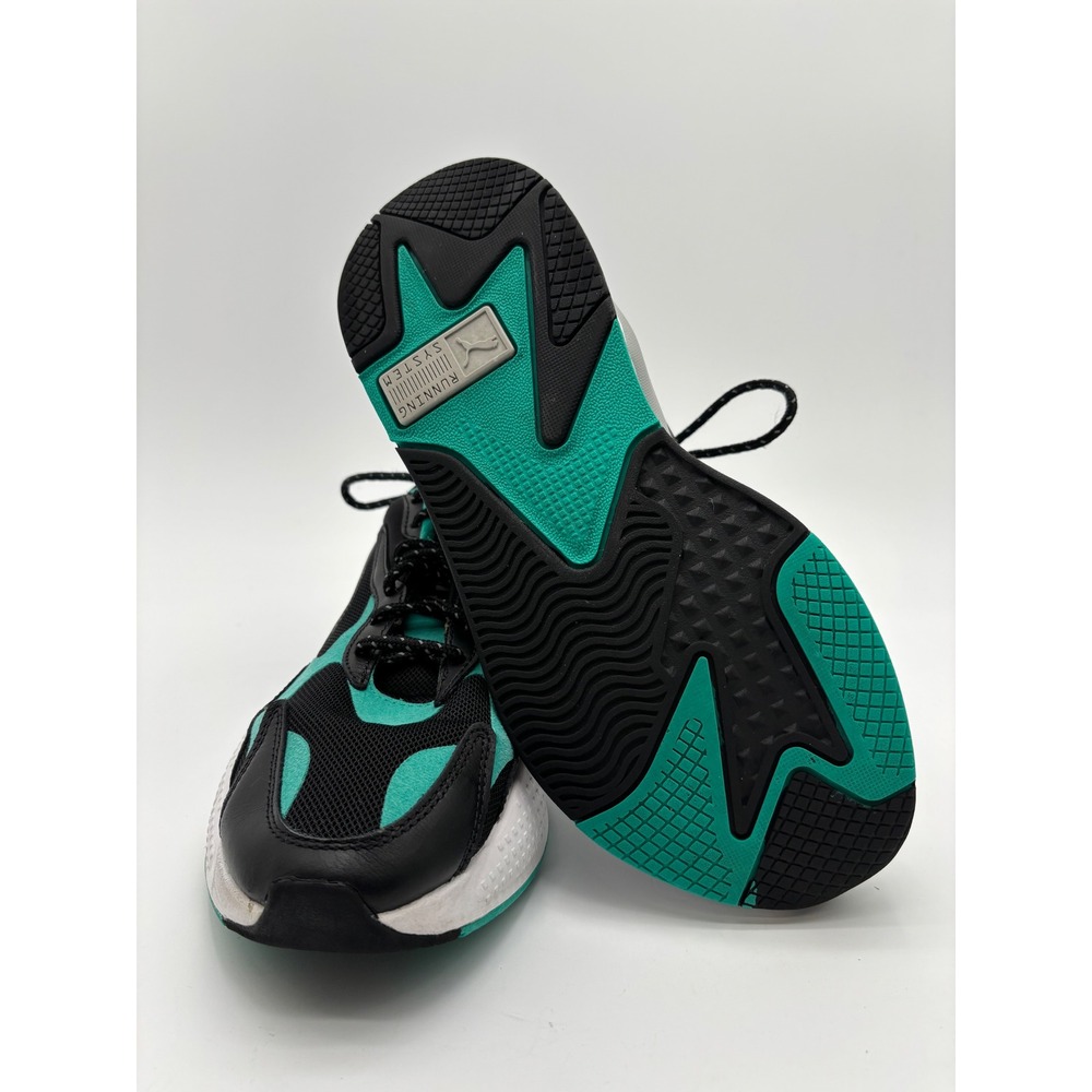 Puma Mercedes AMG Petronas RS-X3 Womens 8.5 Black Teal Motorsport Sneakers - Picture 8 of 8